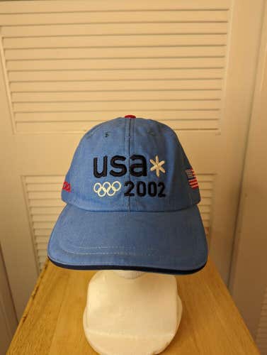 Vintage USA 2002 Olympics Strapback Hat Roots