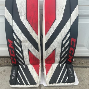 Used  CCM  Axis 1.9 Goalie Leg Pads
