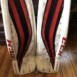 Used 34" CCM Regular Premier Pro Goalie Full Set