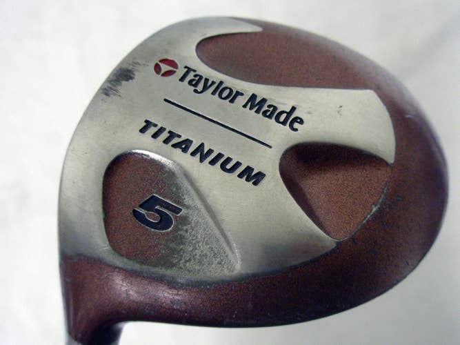 Taylor Made Titanium 5 wood (Graphite Bubble Stiff LEFT) LH Fairway 5w Golf Club