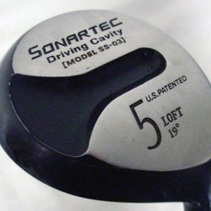 Sonartec Model SS-03 Driving Cavity 5 wood 19* (Graphite, STIFF) 5w Golf Club