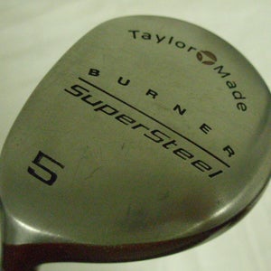 Taylor Made Burner Supersteel 5 wood (Bubble Regular) LEFT 5w Fairway Golf Club