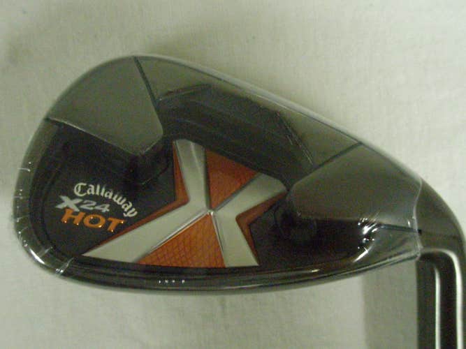 Callaway X-24 Hot 6 Iron (Steel Uniflex) X24 6i Black Head Golf Club