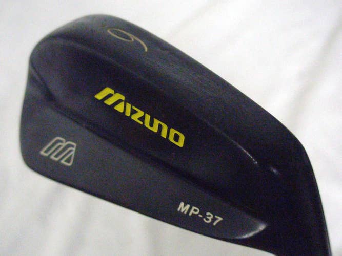 Mizuno MP-37 6 iron (Steel, STIFF, CUSTOM BLK, YELLOW, +1") Golf Club