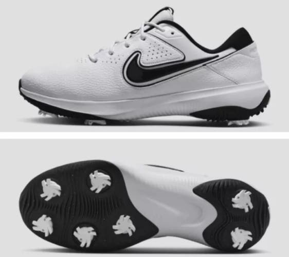 Size 10 Men’s Nike Victory Pro 3 NN Golf Shoes White Black