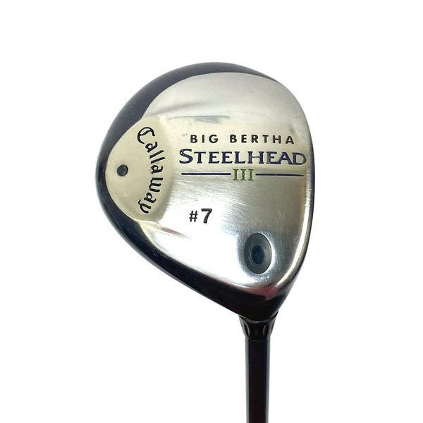 Used Callaway Big Bertha Steelhead Iii Men's Right 7 Wood Stiff Flex  Graphite Shaft