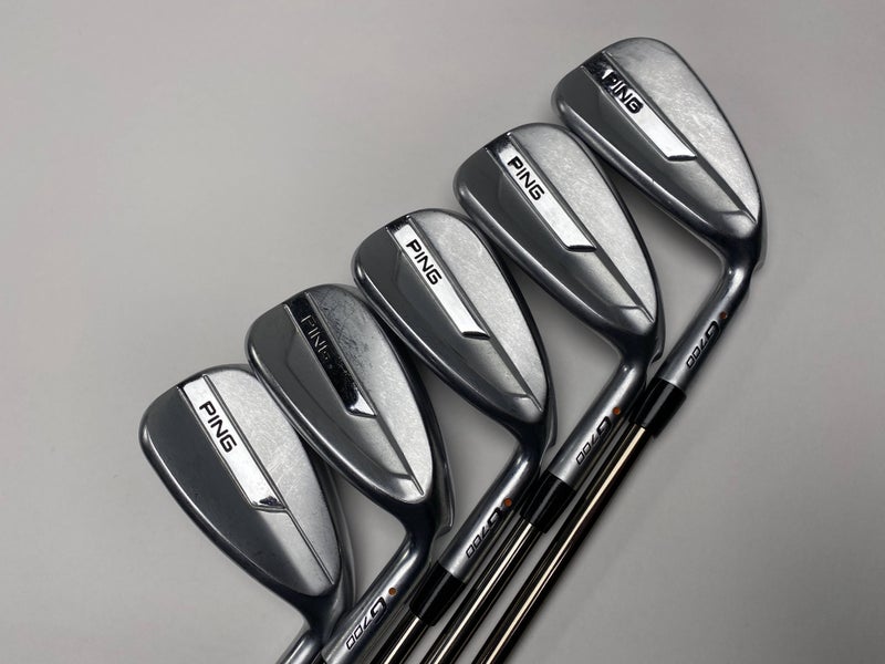 Ping G700 Iron Set 6-PW Orange Dot 2* Flat Mamiya Recoil ES 780 F3 Regular RH