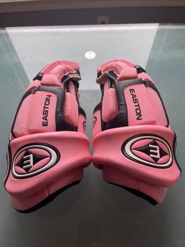 Limited Edition Bubblegum 15” Easton Hockey Gloves *New*  Brand New Mint Limited Edition