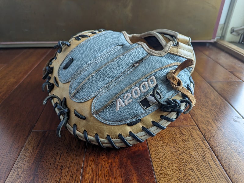 Used Right Hand Throw Wilson Catcher's A2000 CM33 Baseball Glove 33"
