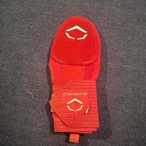 Red Used Senior EvoShield Wrist Guards Sliding mitt (Pricing Negotiable)