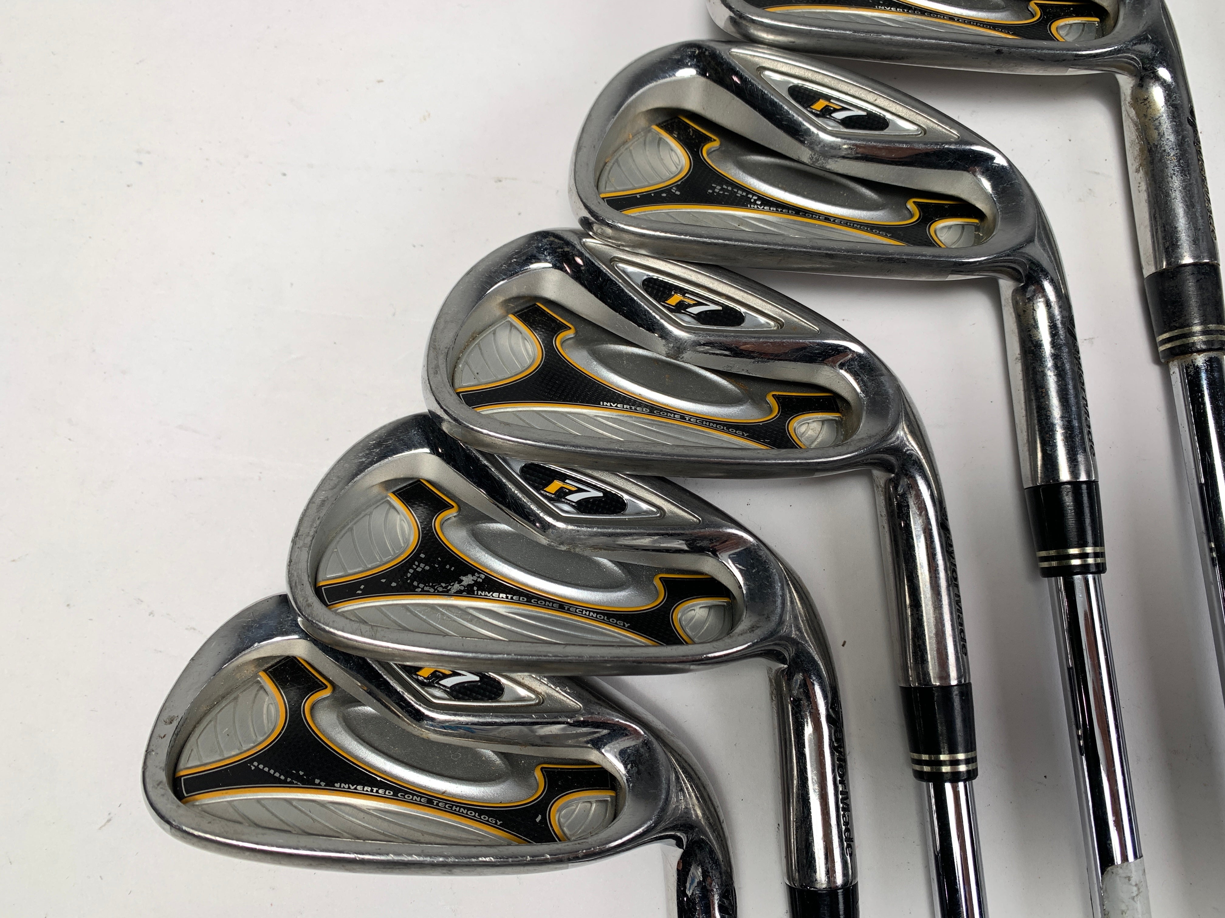 Taylormade R7 Iron Set 4-9+AW T-Step 90 Regular Steel No PW RH  display picture 1