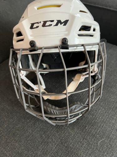 Used Senior Medium CCM Tacks 310 Helmet with Mask