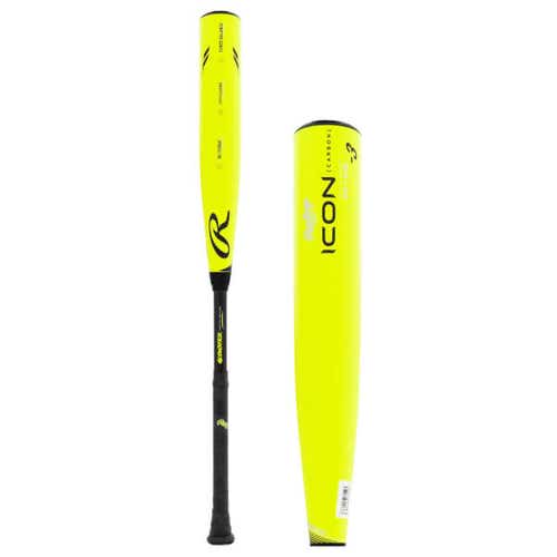 New 2024 Rawlings ICON BBCOR Certified Bat (-3) Composite 29 oz 32"