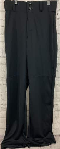 Alleson Athletic Men's Black Baseball Pants 100% Polyester Size S Small