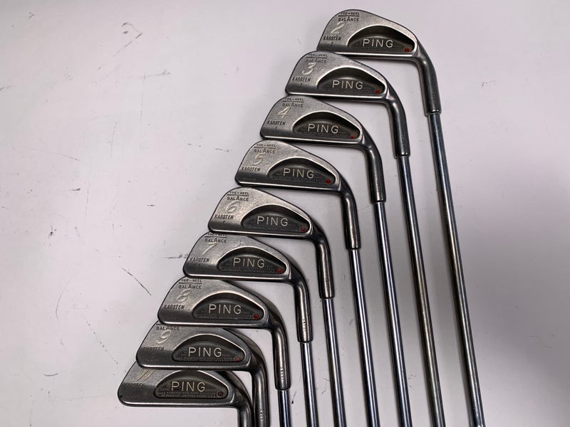 Ping Karsten I Iron Set 2-PW Red Dot 1* Flat Regular Steel Mens RH