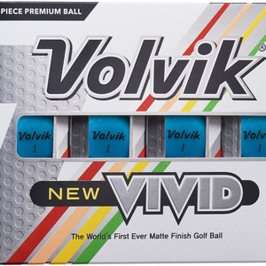 Volvik New Vivid Golf Balls 2020 (Matte Finish) NEW