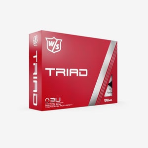 Wilson Staff Triad Golf Balls (WHITE, 12pk) NEW