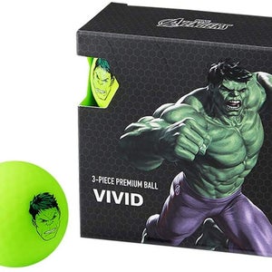 Volvik Vivid Marvel X Golf Balls (Hulk, 4pk) NEW