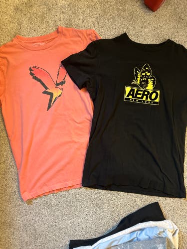 American Eagle + Aeropostale Used Mens S Shirt Bundle