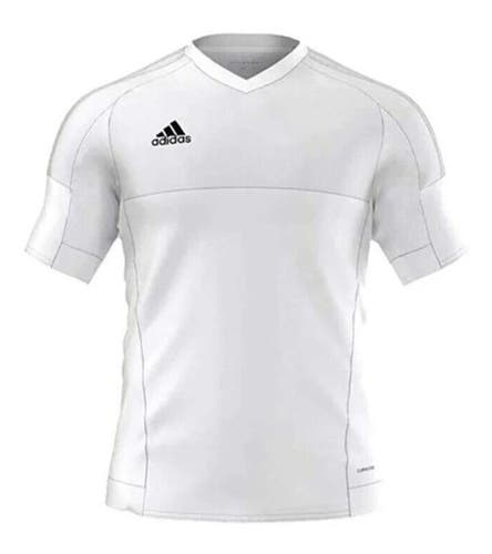 Adidas Mens Tiro 15 S22364 Size 2XLarge White Soccer Jersey NWT