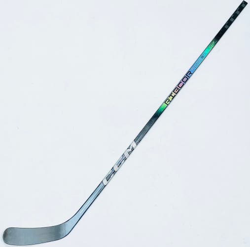 New Custom Silver CCM Ribcore Trigger 8 Pro Hockey Stick-RH-75 Flex-P90TM-Grip W/ Bubble Texture