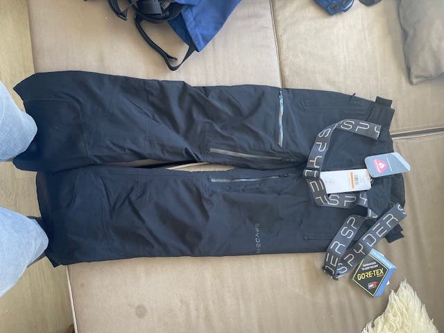 Black New Men's Adult Small Spyder GTX Ski Pant