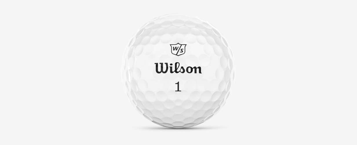 Wilson Staff Triad Golf Balls (WHITE, 2pk) NEW