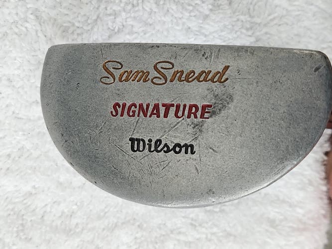 Wilson Sam Snead Signature Putter RH; Wilson Head Speed Steel Shaft