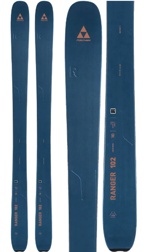 New Fischer 169 cm Ranger 102 23/24 Skis Without Bindings