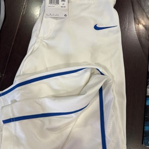 White New Large Nike Game Pants