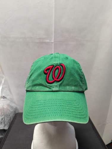 Retro NWT Washington Nationals '47 Twins Strapback Hat Green MLB