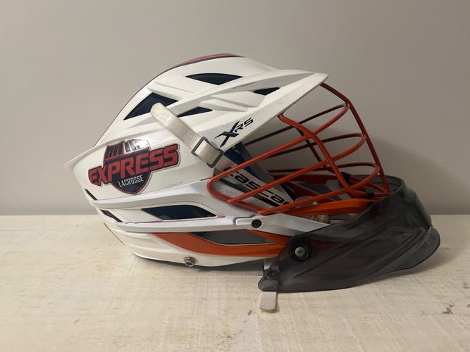 Used Long Island ExpressGoalie Cascade XRS Helmet Can Take Off Decals If Wanted