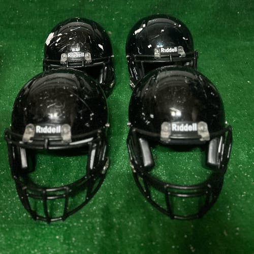 Bundle 4 Helmets Riddell Speed Football Adult 2M, 2Large