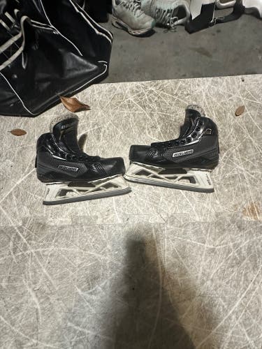 Used Intermediate Bauer Regular Width  Size 5 Supreme S27 Hockey Goalie Skates