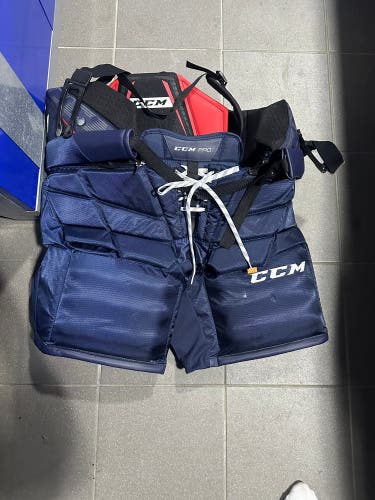 Used Large CCM  CCM Pro Hockey Goalie Pants