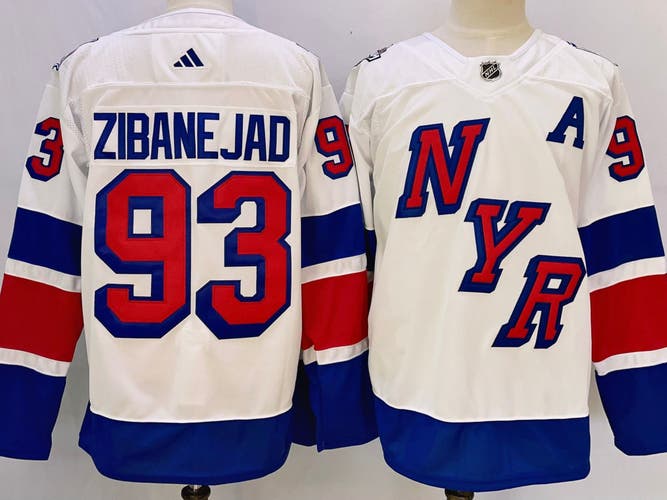 Mika Zibanejad New York Rangers Hockey Jersey Stadium Series White size 56(2XL)