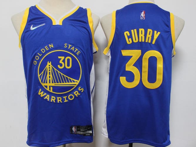 Golden State Warriors 30 Basketball 75th Anniversary Diamond Jersey Size 2XL