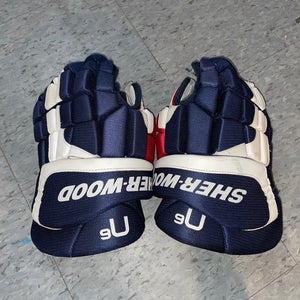 Used  Sher-Wood 14" Gloves