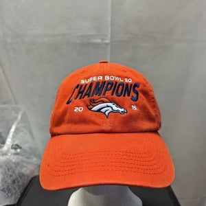 Denver Broncos Super Bowl 50 '47 Fitted Hat M NFL