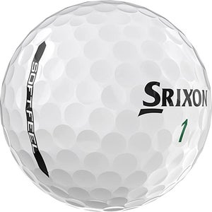 Srixon Soft Feel Golf Balls (Soft White, 3pk) 1 Sleeve 2023 New