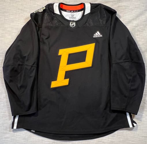 Pittsburgh Penguins 2023 Winter Classic Adidas MiC 56 Primegreen Practice Jersey Black