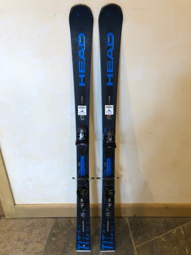 2024 Head Supershape E-Titan Skis With Integrated Tyrolia Protector Bindings 163cm