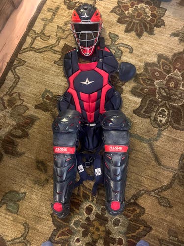 Used All Star System 7 Axis Catcher's Set
