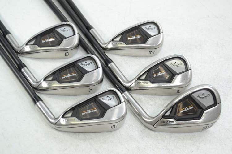 Callaway Rogue ST MAX OS Lite 6-PW,SW Iron Set Right Ladies Graphite # 165763