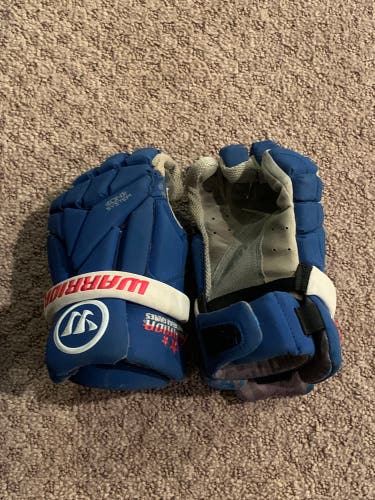 Used  Warrior Small Burn Lacrosse Gloves