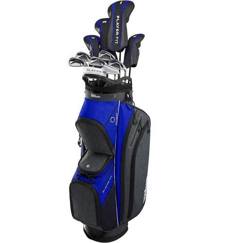 Wilson Golf PlayerFit Complete Golf Set - Cart Bag Set -Graphite / Steel REGULAR