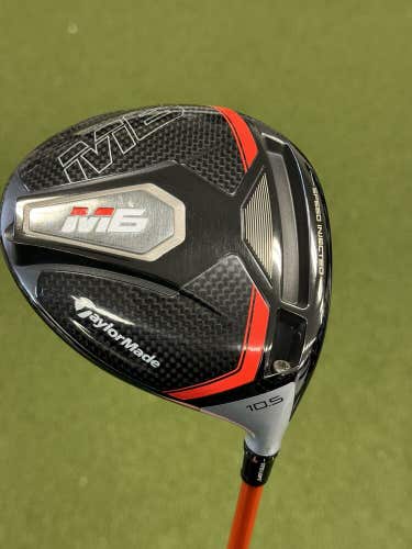 MINTY TaylorMade M6 Driver 10.5° W upgraded Tour AD DI-6s Graphite Design Shaft