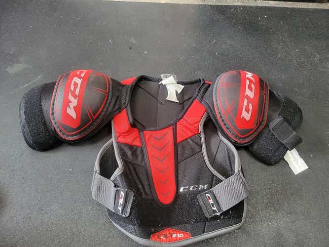Used Ccm Qlt230 Lg Hockey Shoulder Pads