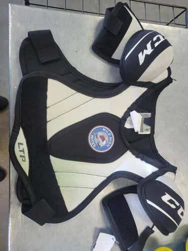 Used Ccm Mile High Mites Lg Hockey Shoulder Pads