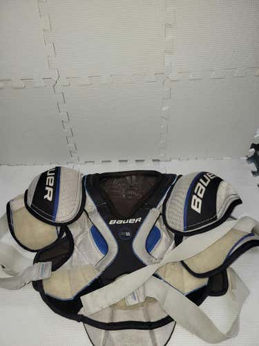 Used Bauer One55 Md Hockey Shoulder Pads